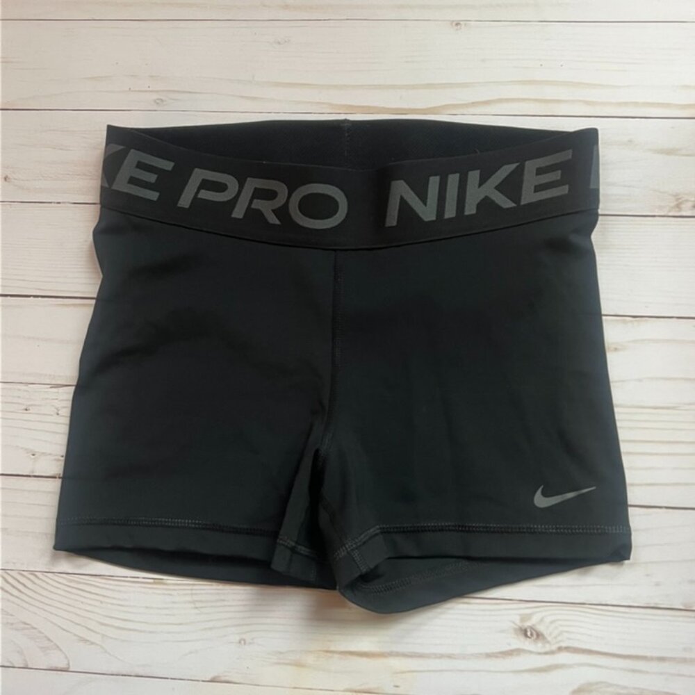 Nike Pro 3-Inch Shorts | Black | Dri-FIT Compression Training Activewear size S